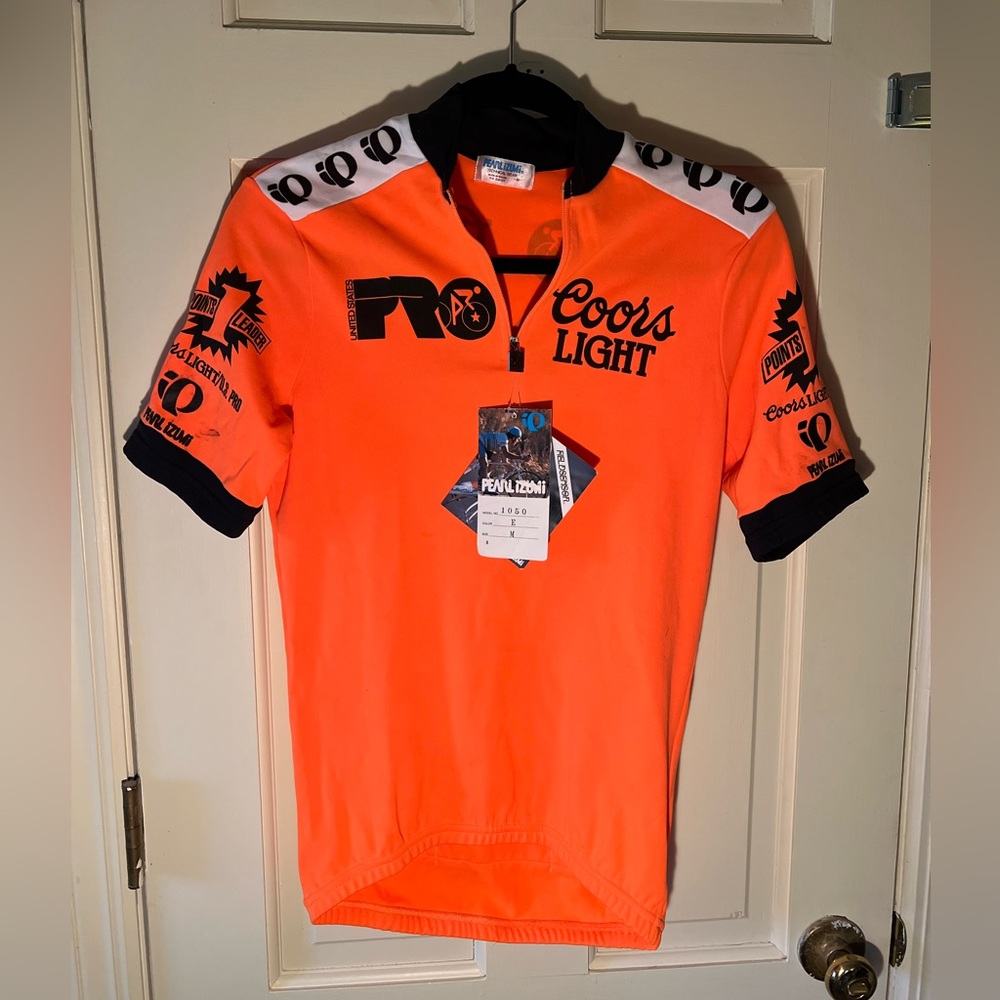 Pearl Izumi Cyclist Neon Orange, Technical Wear Performance Shirt - Medium